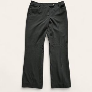 Calvin‎ Klein Modern Fit Petite 4P Straight-Leg Black Dress Pants Stretch